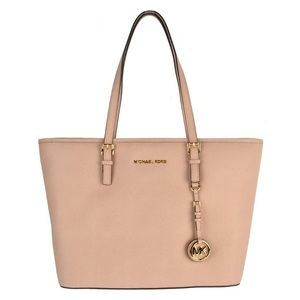 MICHAEL KORS Blush Leather Travel Tote